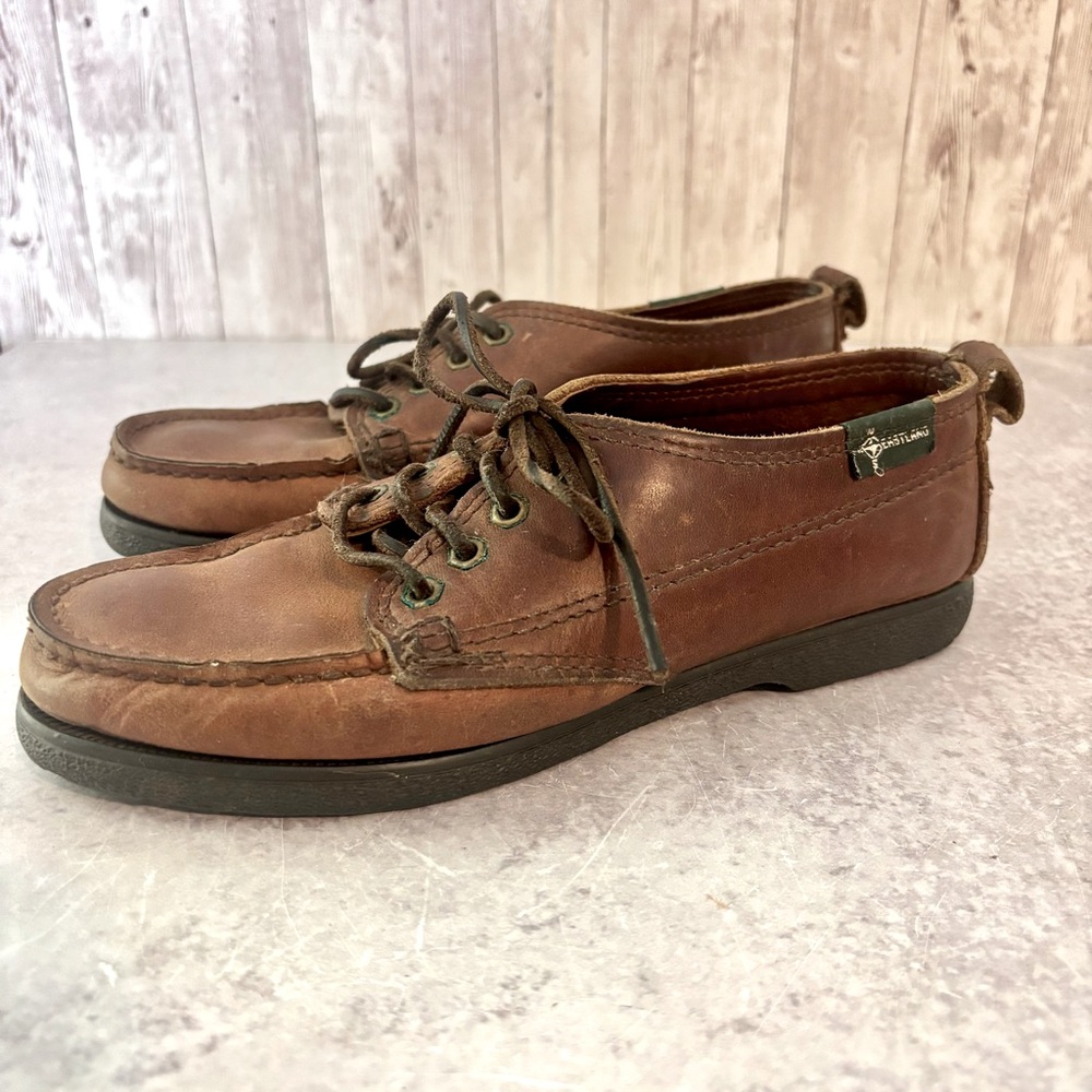 Vintage Eastland Brown Leather Ankle Boot Oxfords
